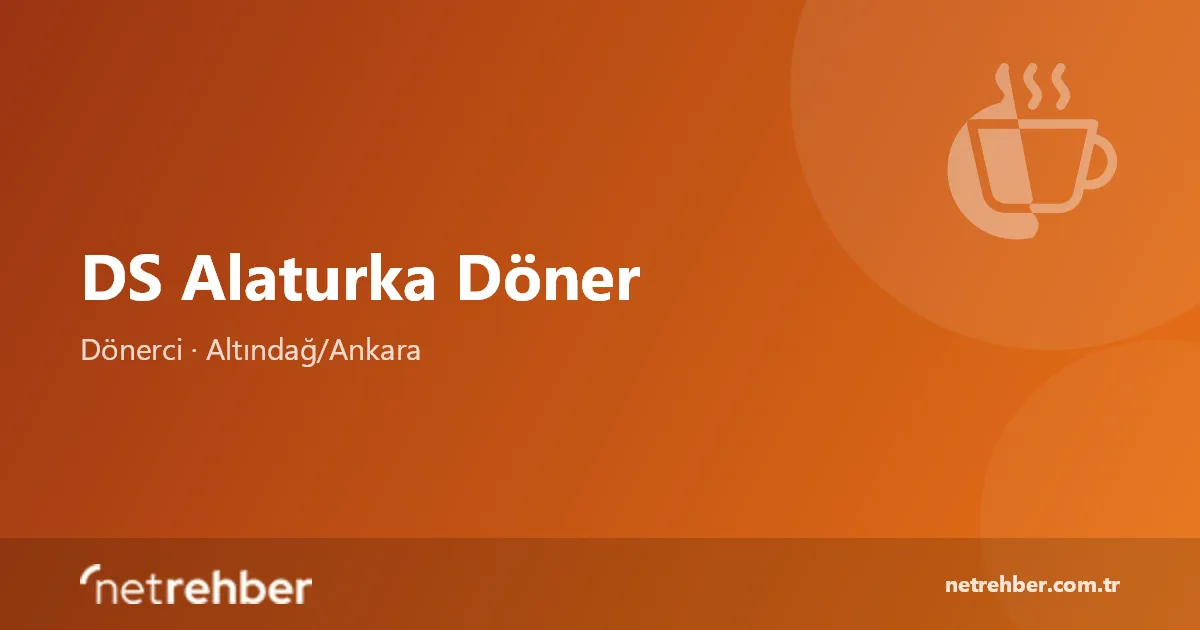DS Alaturka Döner kapak görseli