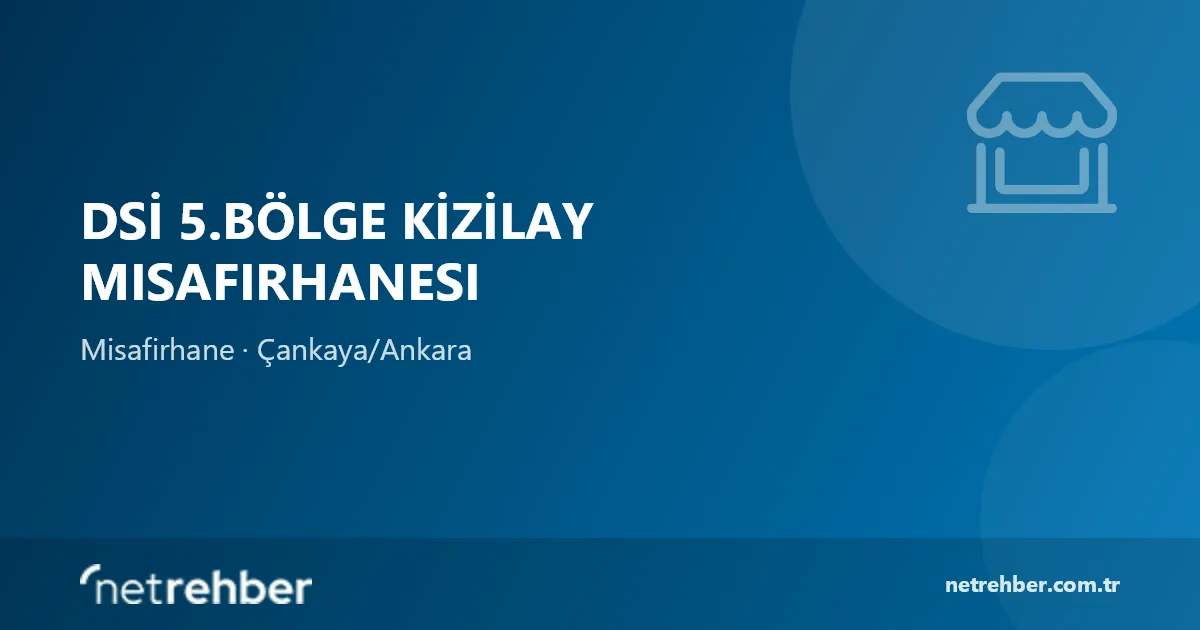 DSİ 5.Bölge Kizilay Mısafırhanesı kapak görseli