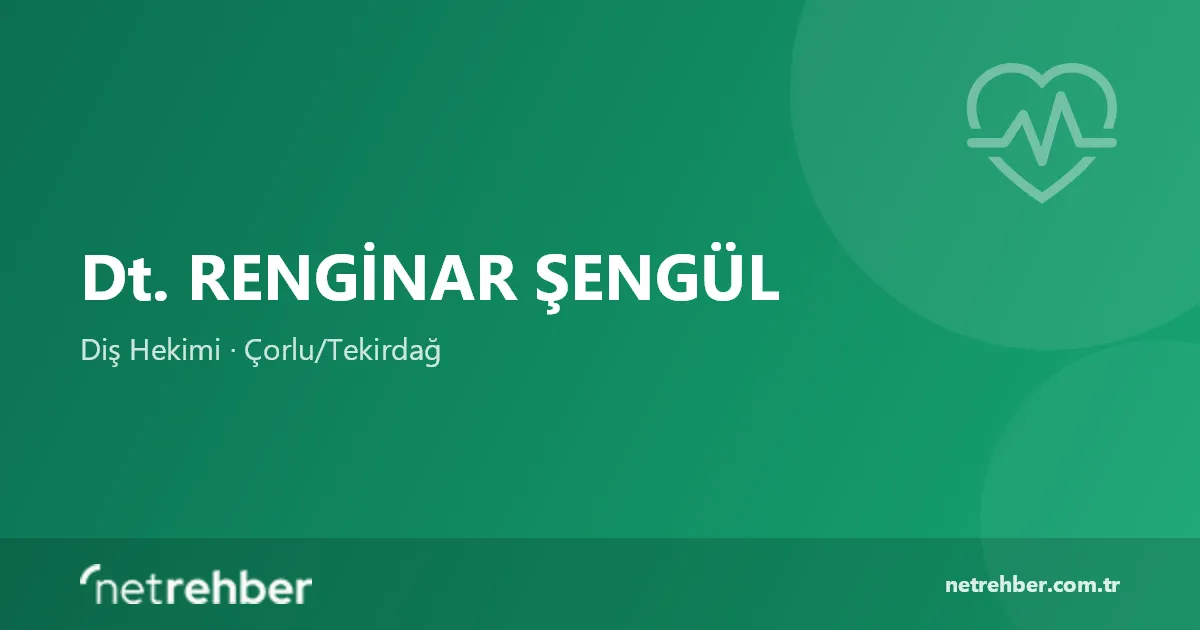 Dt. RENGİNAR ŞENGÜL kapak görseli