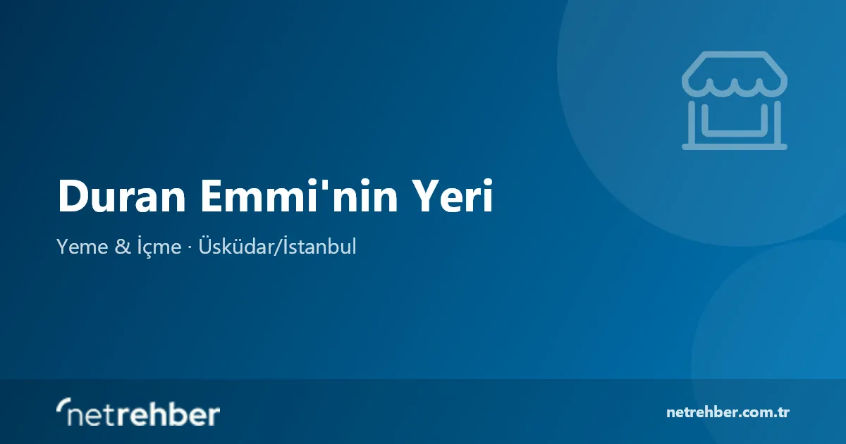 Duran Emmi'nin Yeri kapak görseli