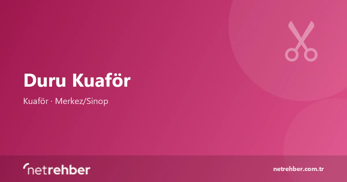 Duru Kuaför kapak görseli