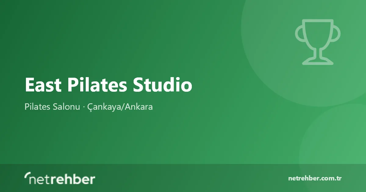 East Pilates Studio kapak görseli