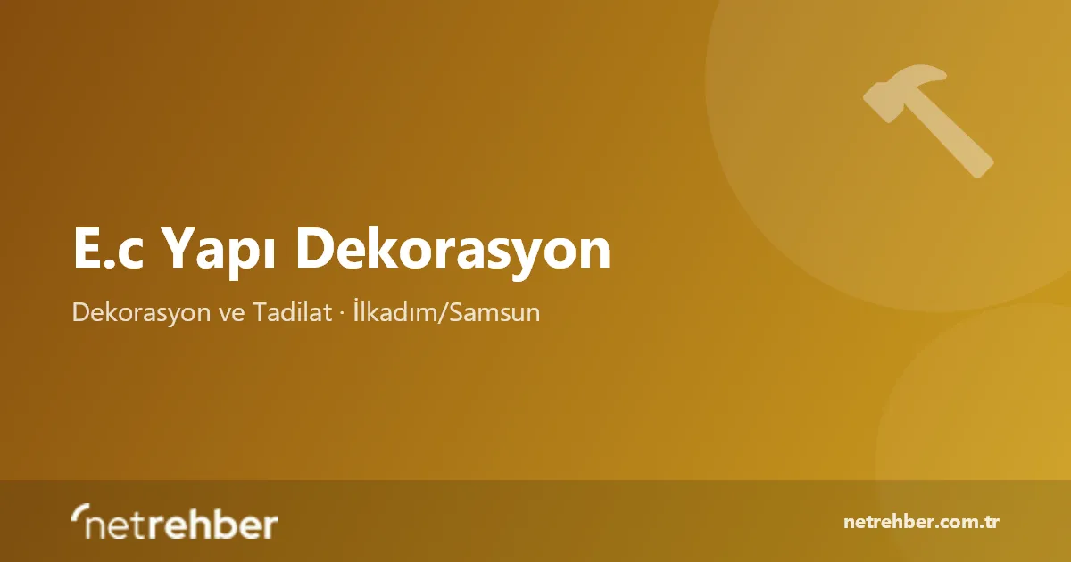 E.c Yapı Dekorasyon kapak görseli