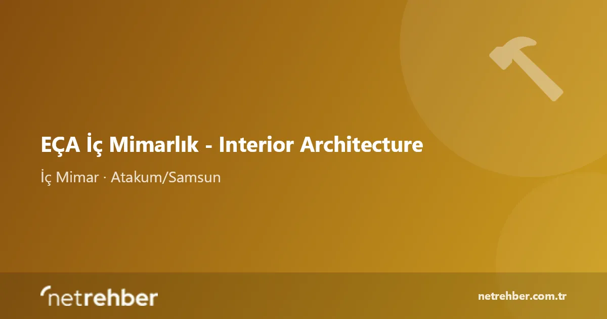 EÇA İç Mimarlık - Interior Architecture kapak görseli