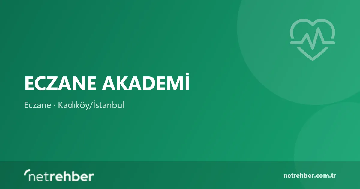 Eczane Akademi kapak görseli