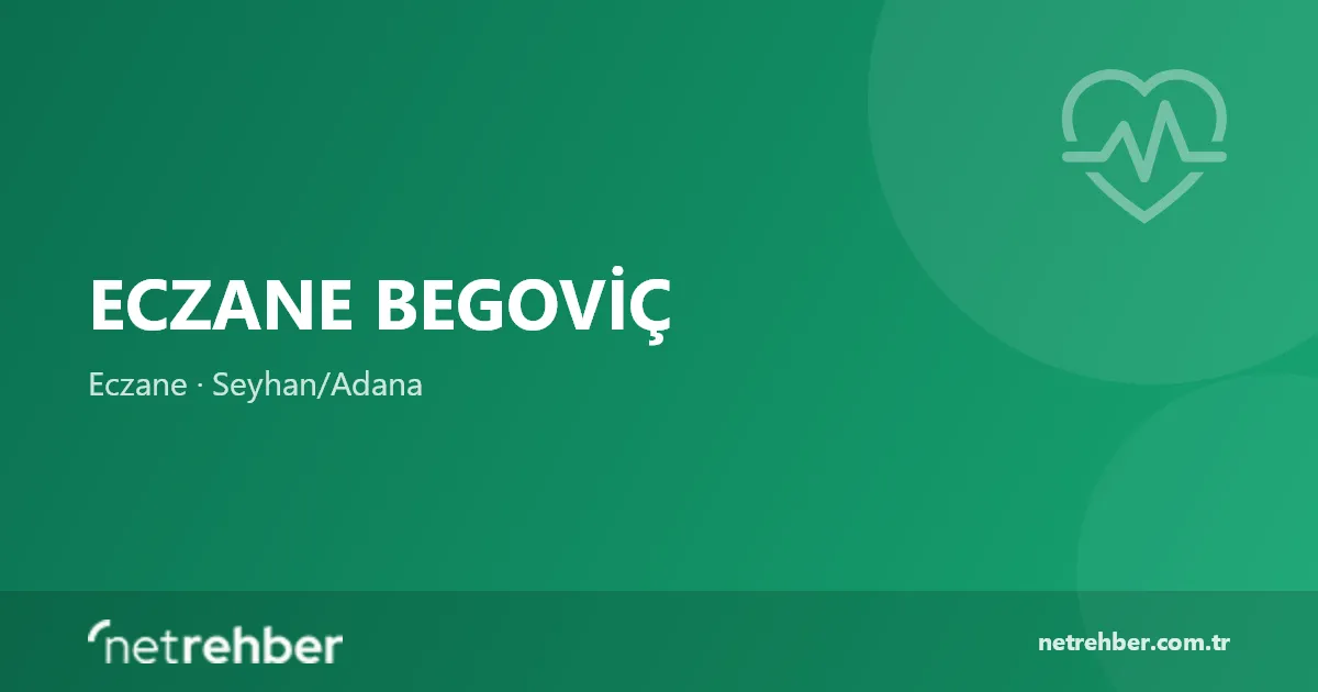 Eczane Begoviç kapak görseli