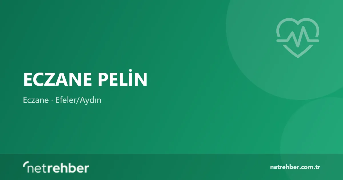 Eczane Pelin kapak görseli