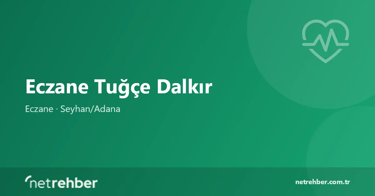 Eczane Tuğçe Dalkır kapak görseli