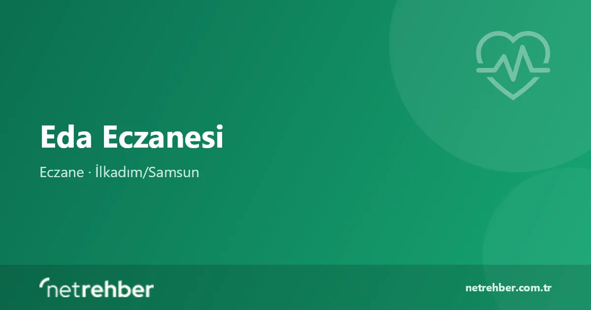 Eda Eczanesi kapak görseli