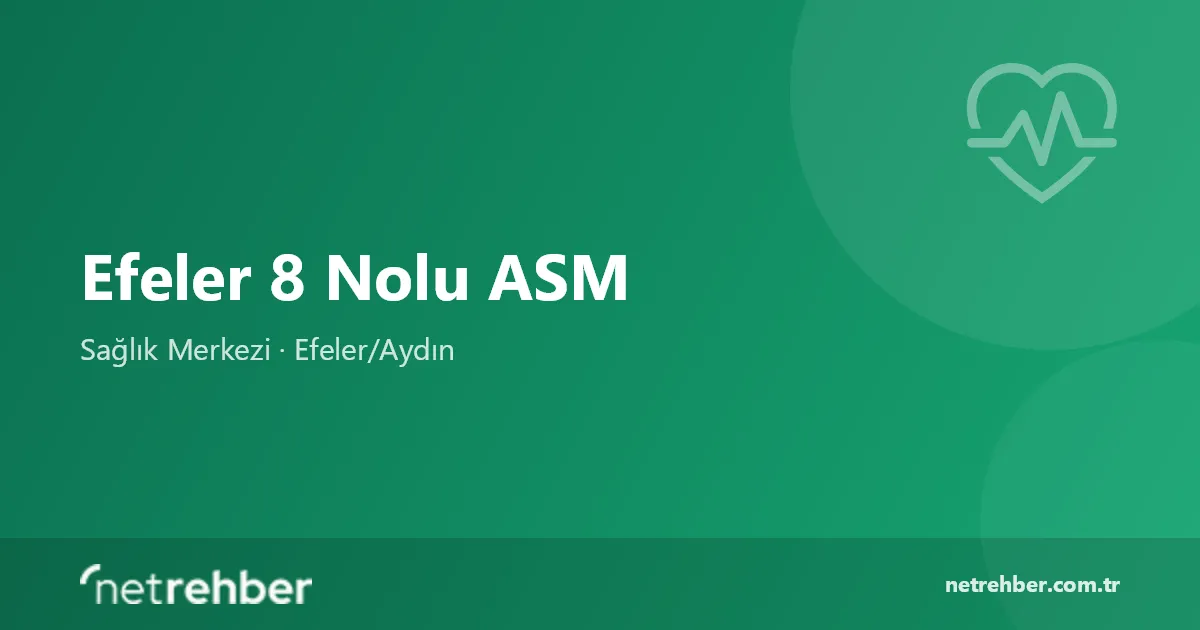 Efeler 8 Nolu ASM kapak görseli