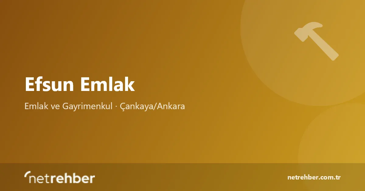 Efsun Emlak kapak görseli