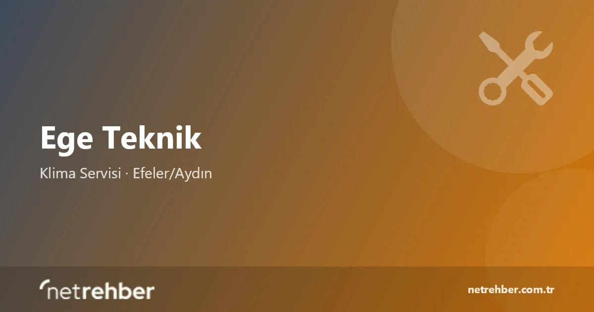 Ege Teknik kapak görseli