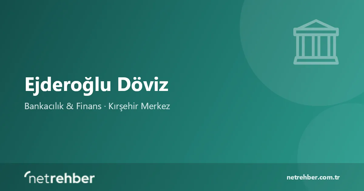 Ejderoğlu Döviz kapak görseli