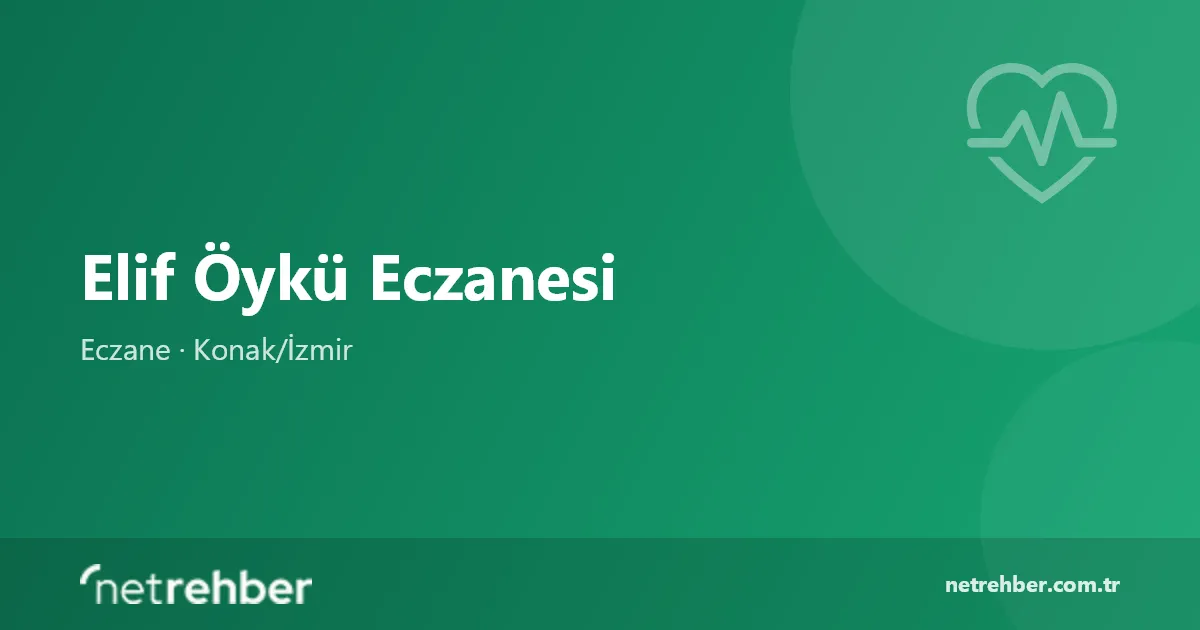 Elif Öykü Eczanesi kapak görseli