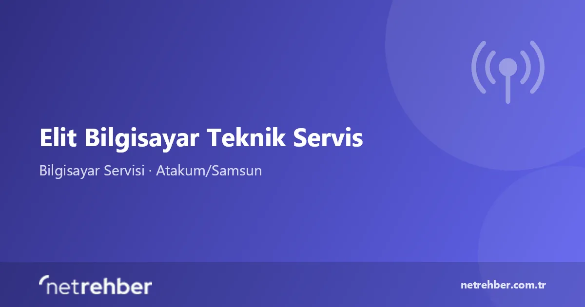 Elit Bilgisayar Teknik Servis kapak görseli