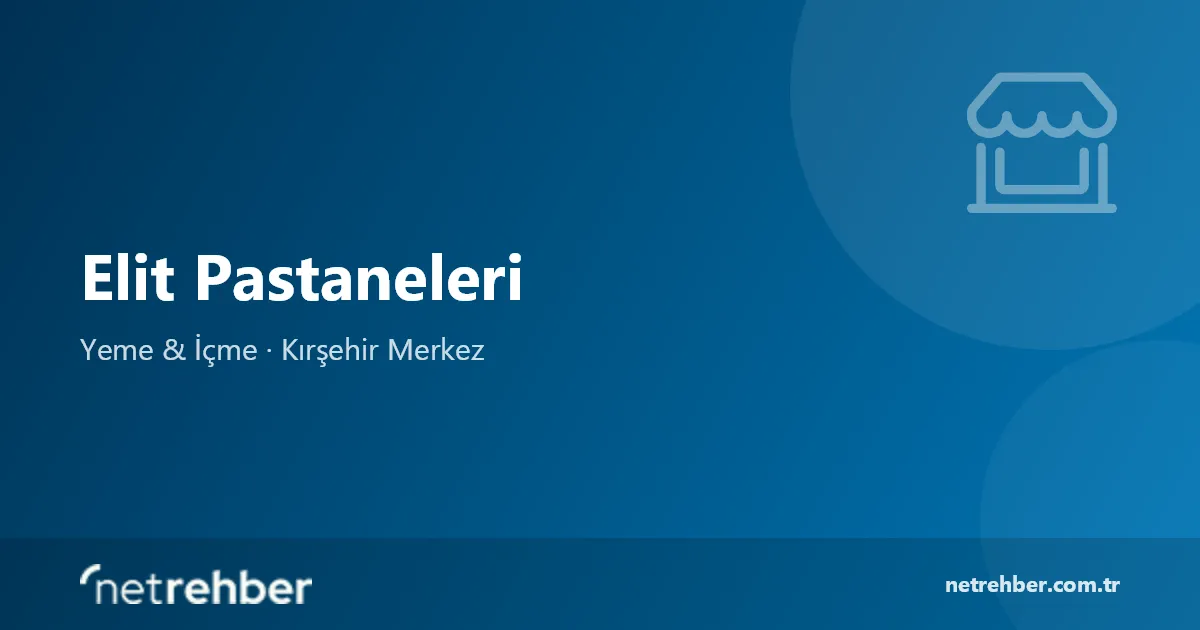 Elit Pastaneleri kapak görseli