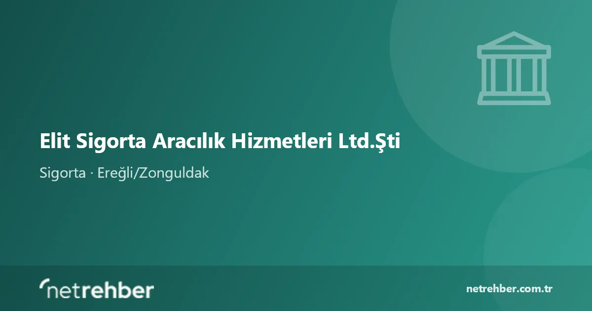 Elit Sigorta Aracılık Hizmetleri Ltd.Şti kapak görseli