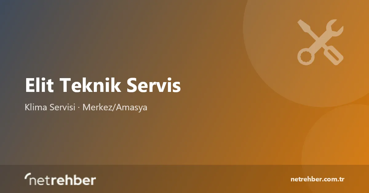 Elit Teknik Servis kapak görseli