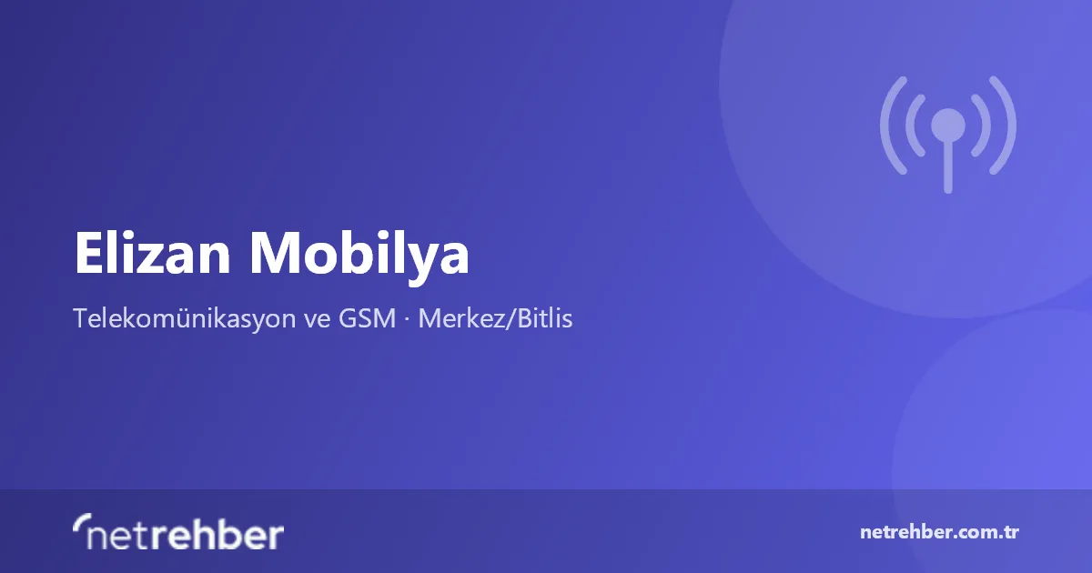 Elizan Mobilya kapak görseli