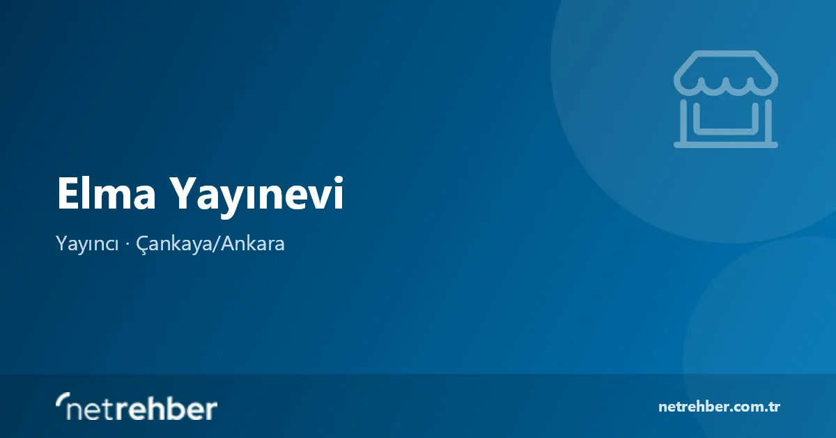 Elma Yayınevi kapak görseli