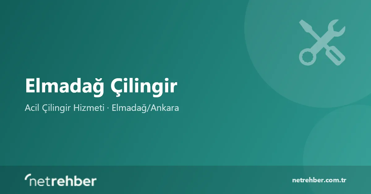 Elmadağ Çilingir kapak görseli