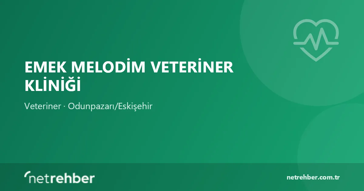 Emek Melodim Veteriner Kliniği kapak görseli