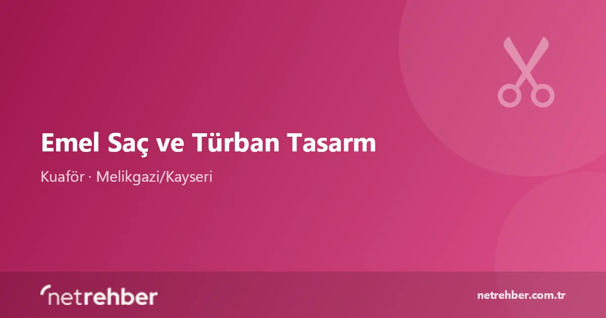 Emel Saç ve Türban Tasarm kapak görseli