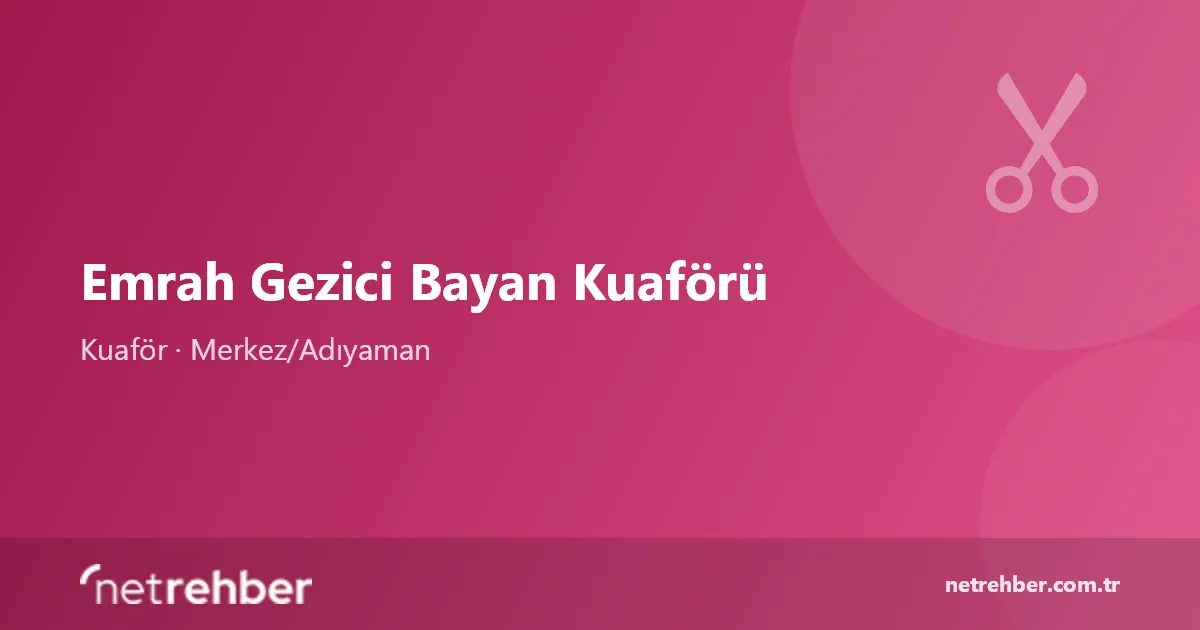 Emrah Gezici Bayan Kuaförü kapak görseli