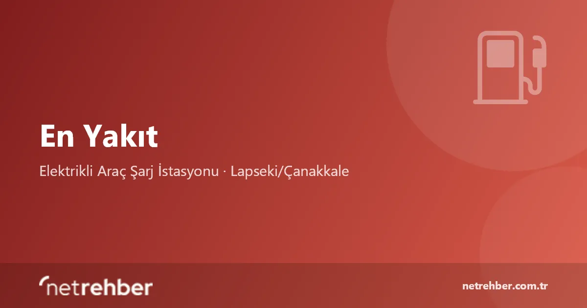 En Yakıt kapak görseli