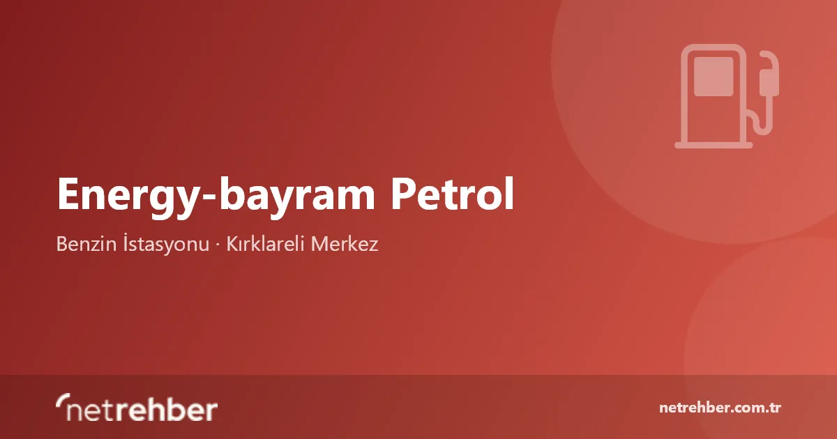 Energy-bayram Petrol kapak görseli