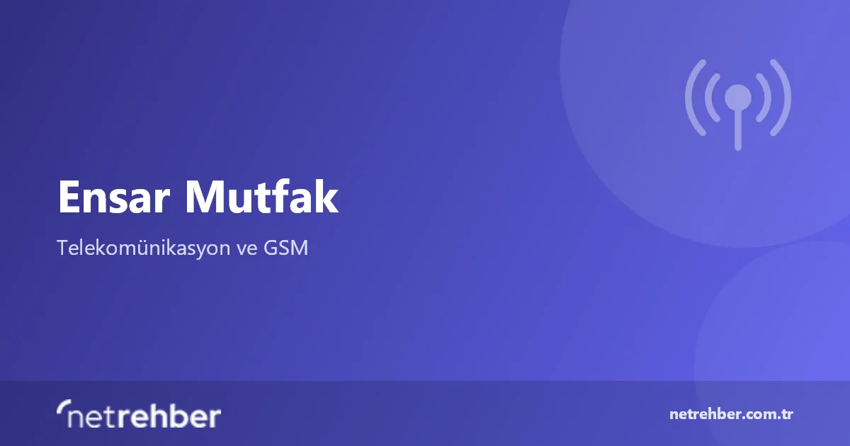Ensar Mutfak kapak görseli