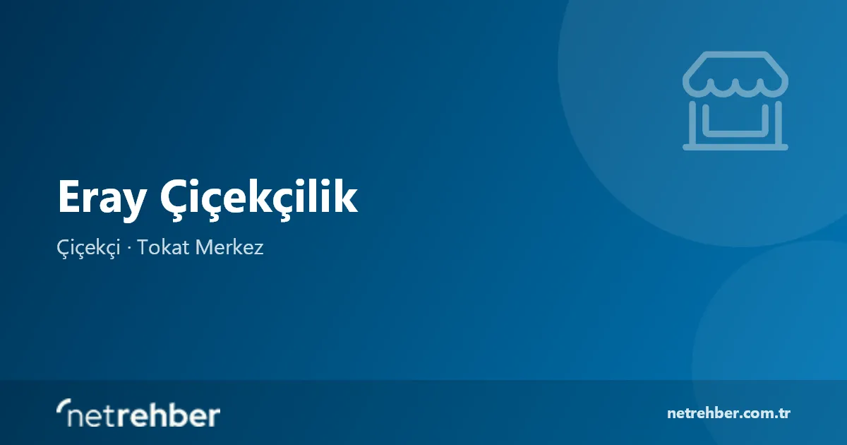 Eray Çiçekçilik kapak görseli