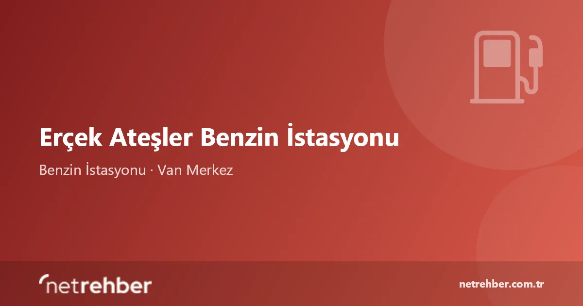 Erçek Ateşler Benzin İstasyonu kapak görseli