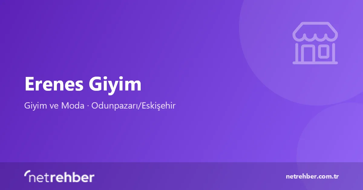 Erenes Giyim kapak görseli