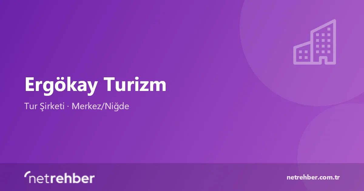 Ergökay Turizm kapak görseli