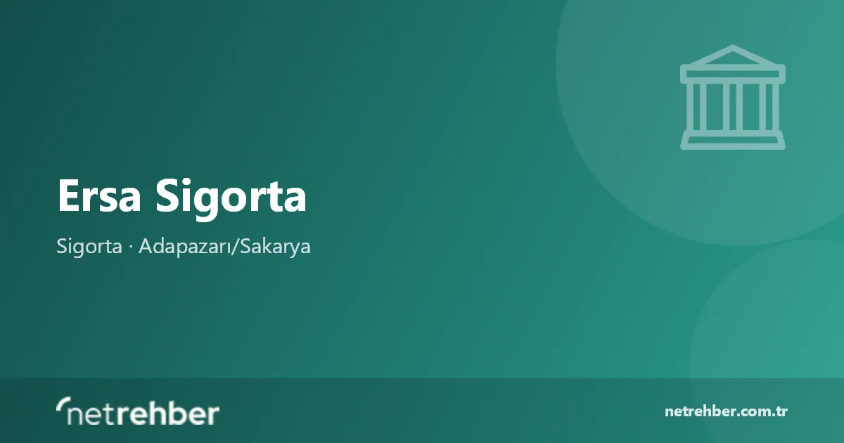 Ersa Sigorta kapak görseli