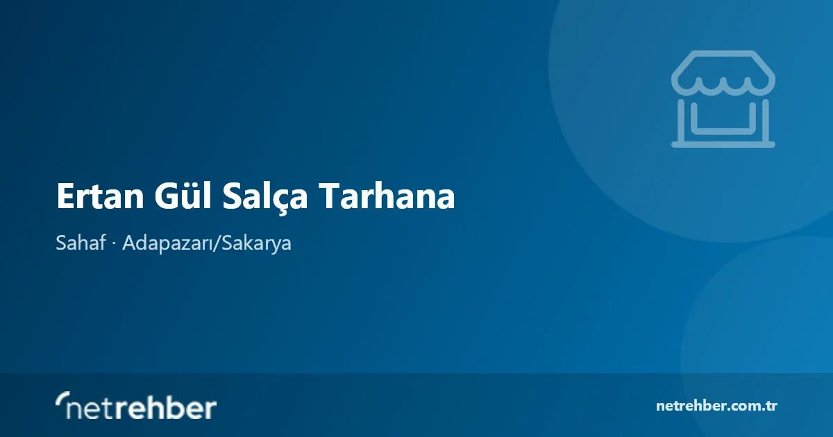 Ertan Gül Salça Tarhana kapak görseli