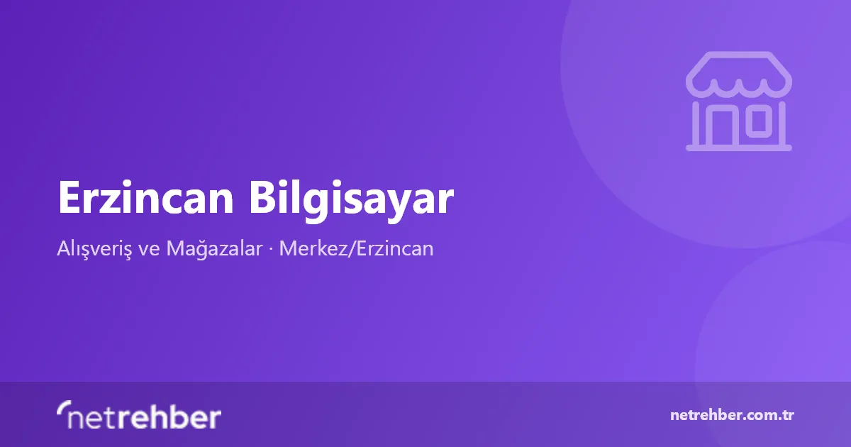 Erzincan Bilgisayar kapak görseli