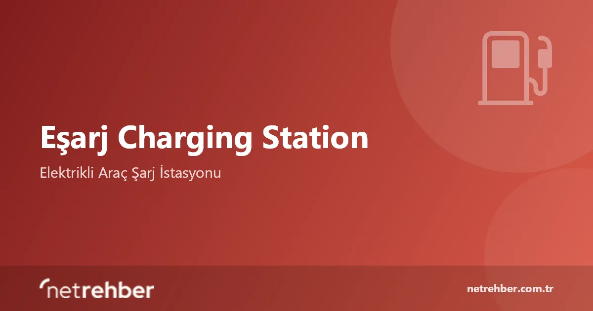 Eşarj Charging Station kapak görseli