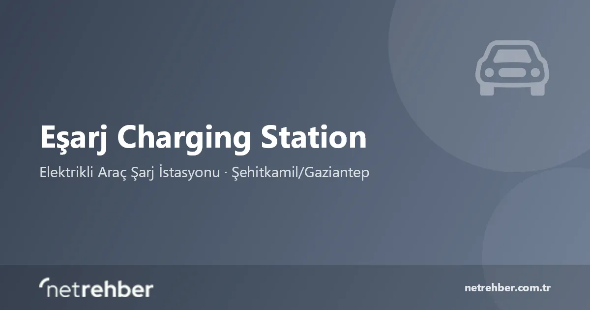 Eşarj Charging Station kapak görseli