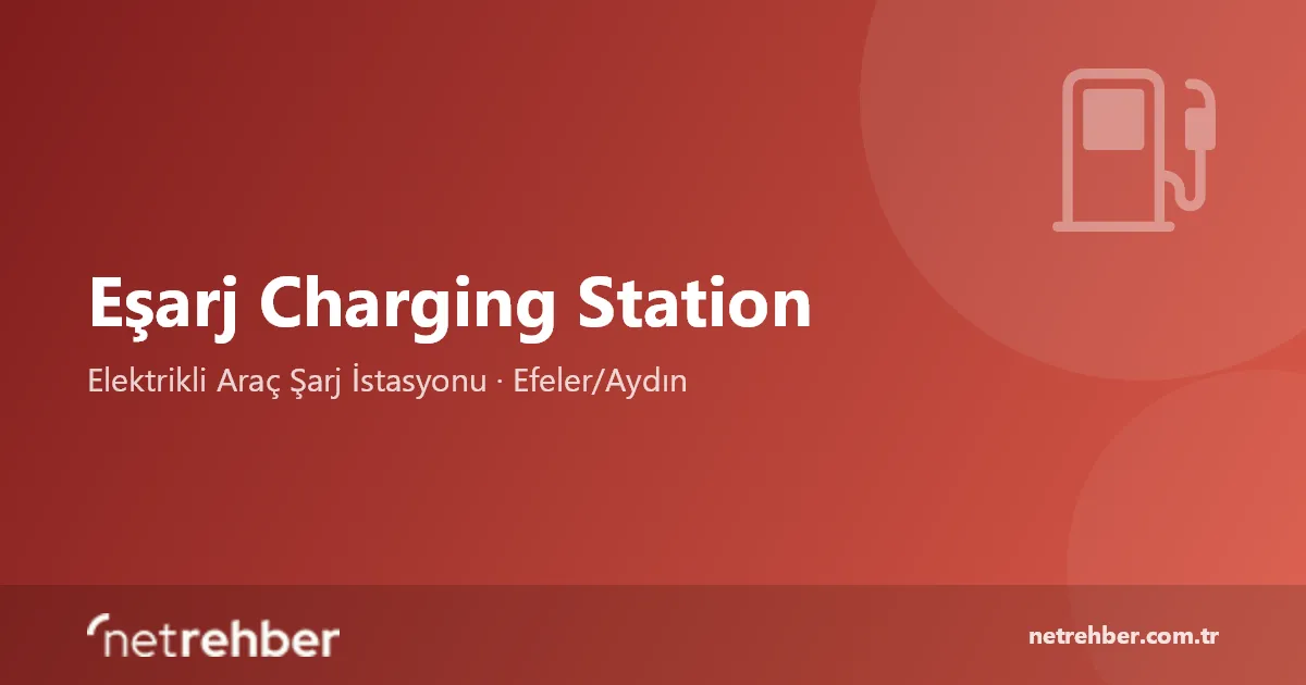 Eşarj Charging Station kapak görseli