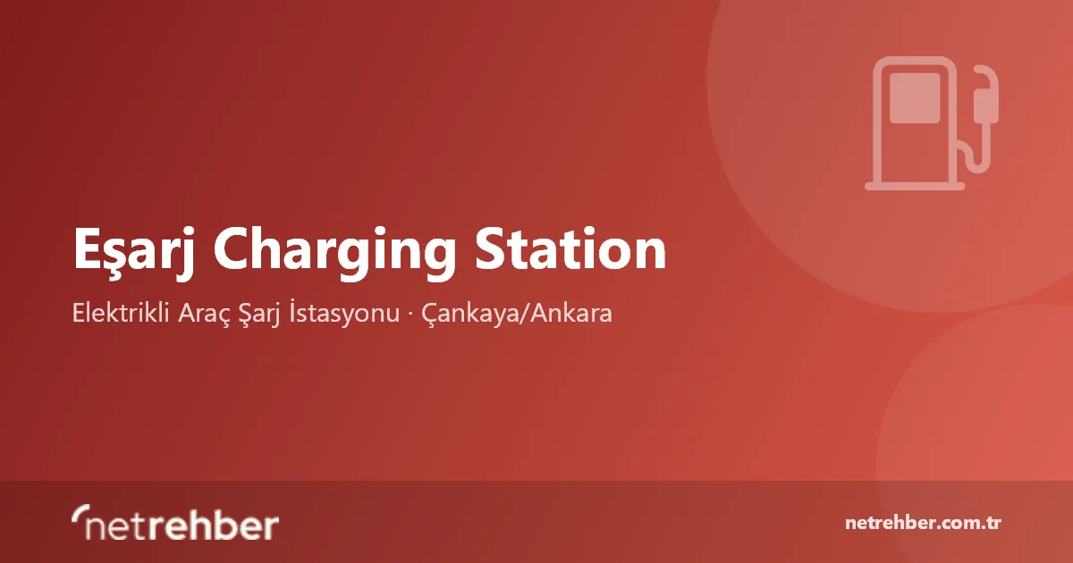 Eşarj Charging Station kapak görseli