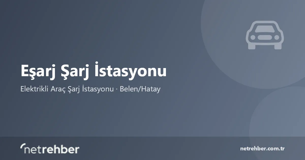 Eşarj Şarj İstasyonu kapak görseli