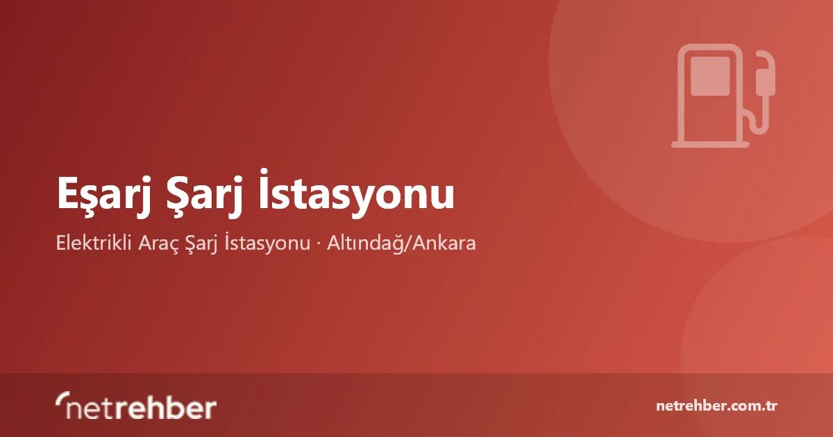 Eşarj Şarj İstasyonu kapak görseli
