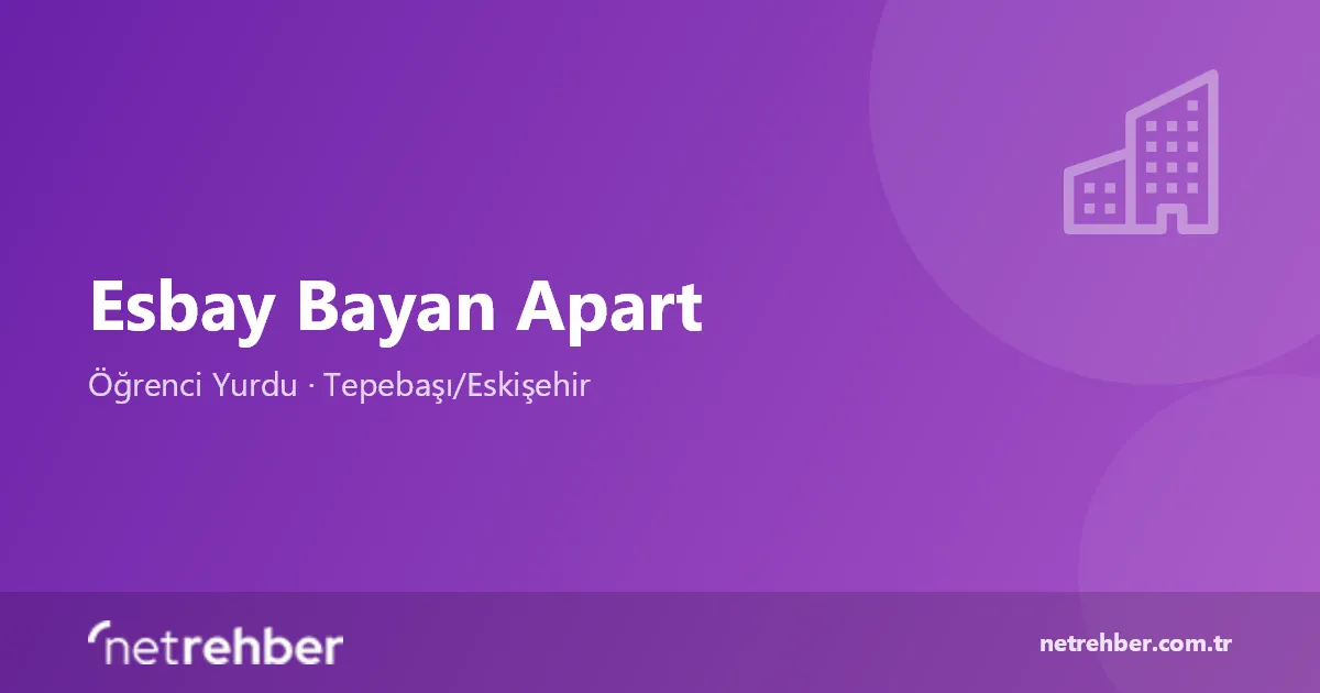 Esbay Bayan Apart kapak görseli