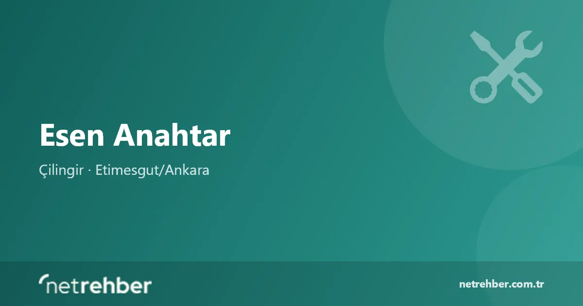 Esen Anahtar kapak görseli