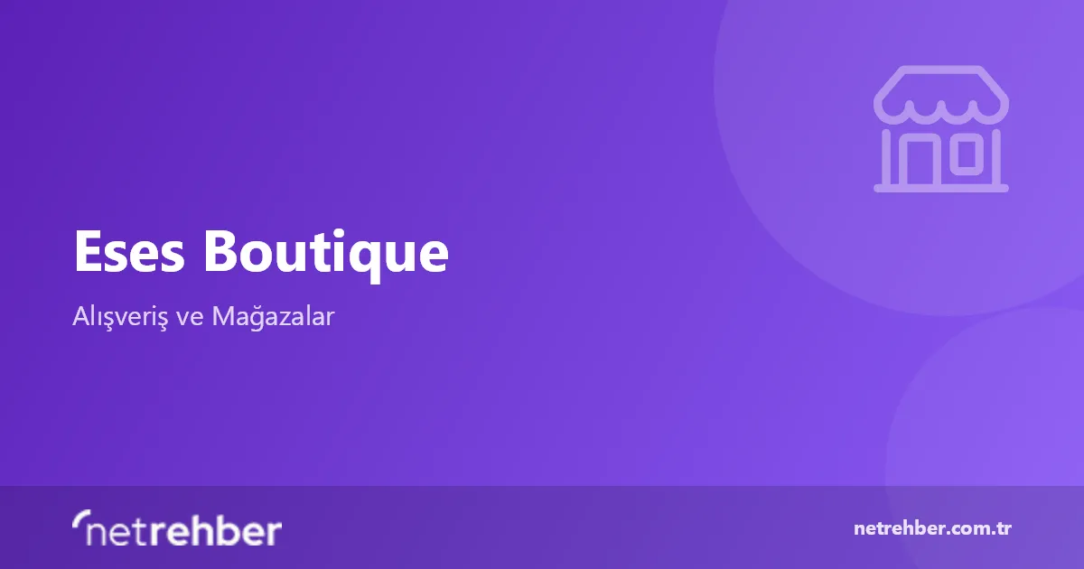 Eses Boutique kapak görseli