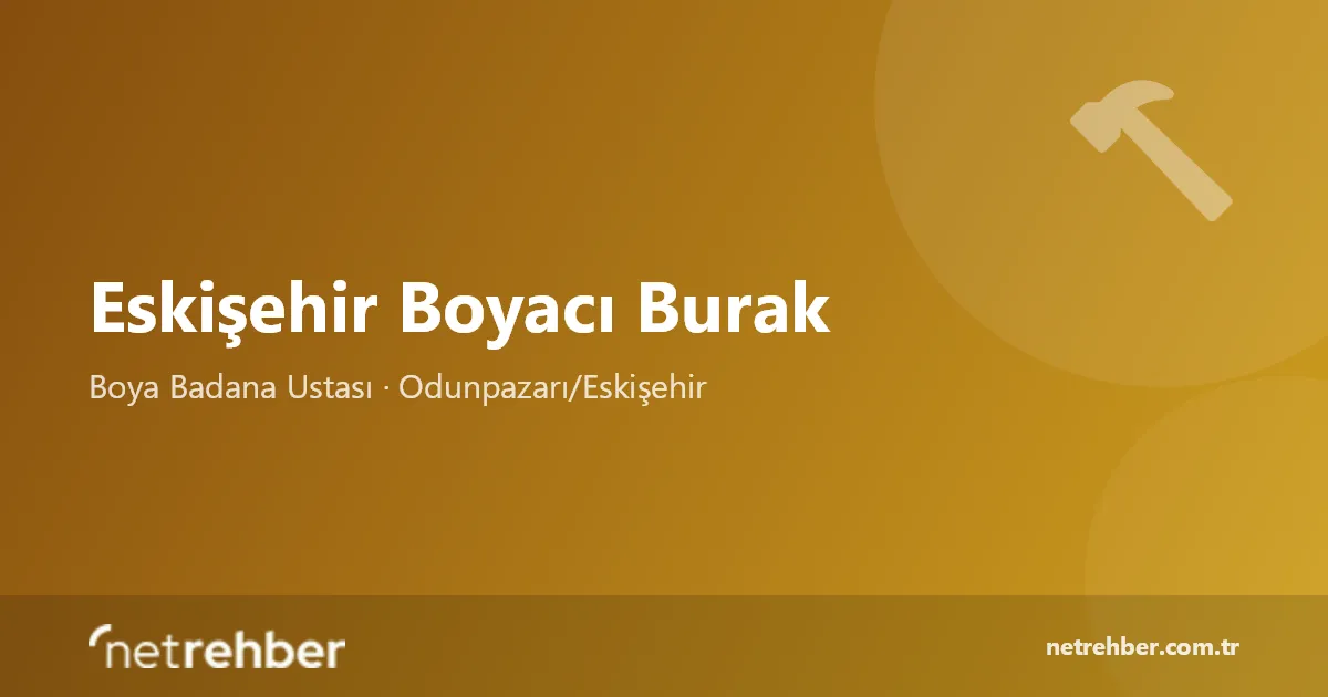Eskişehir Boyacı Burak kapak görseli