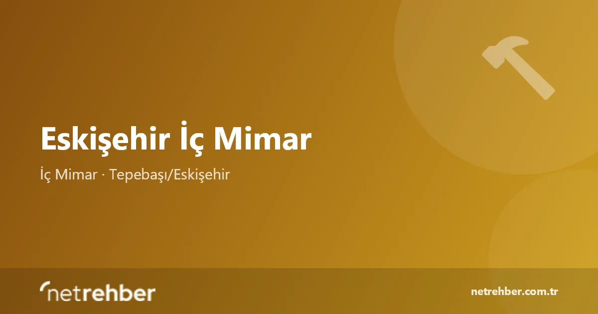 Eskişehir İç Mimar kapak görseli
