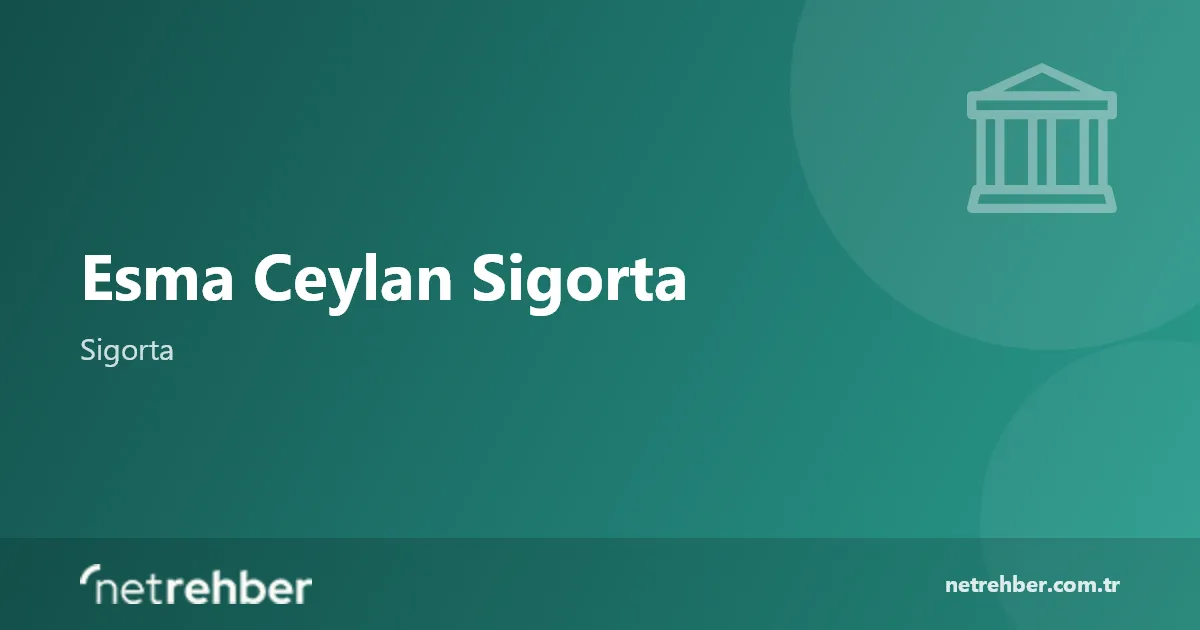 Esma Ceylan Sigorta kapak görseli